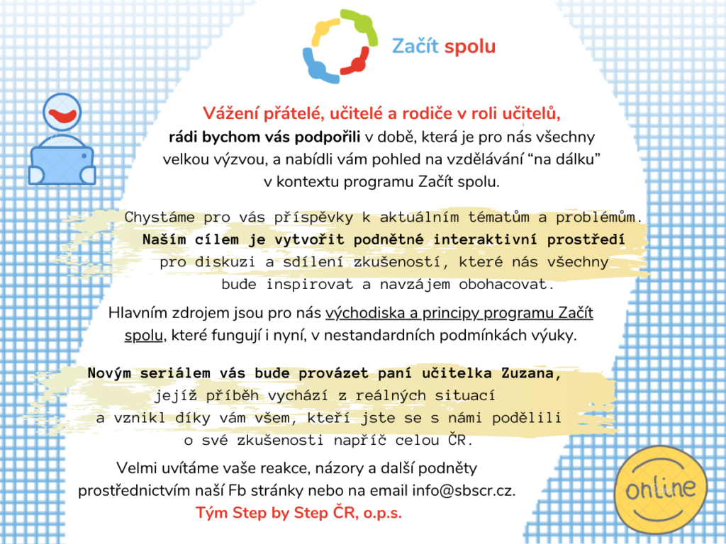 NOVINKA: seriál Začít spolu o učení na dálku