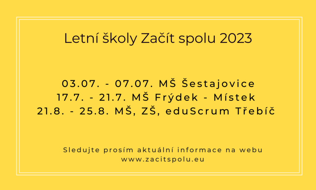 Letní školy Začít spolu