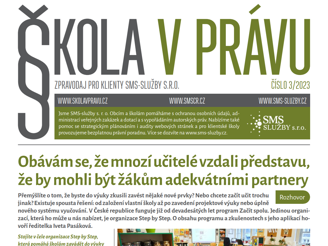 Škola v právu: rozhovor s Ivetou Pasákovou