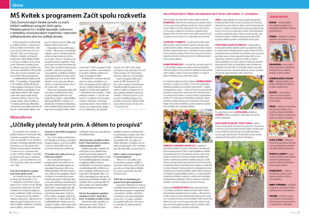 Success story MŠ Chomutov