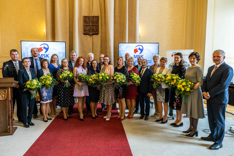 Foto z ocenění pedagogů, zdroj: Moravskoslezský kraj